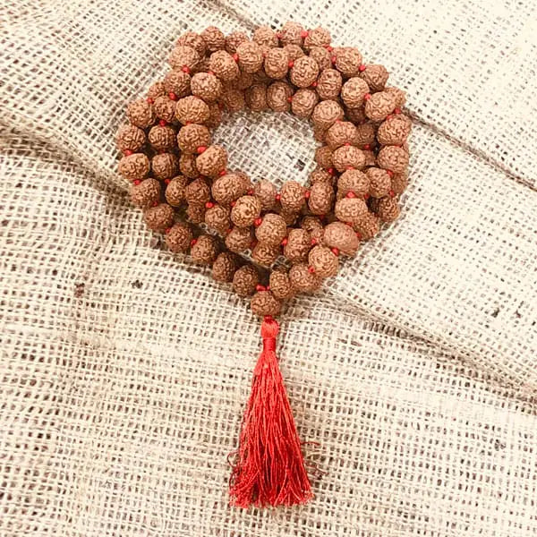 8 Mukhi Mala / Kantha Beads Nepali Lab Certified