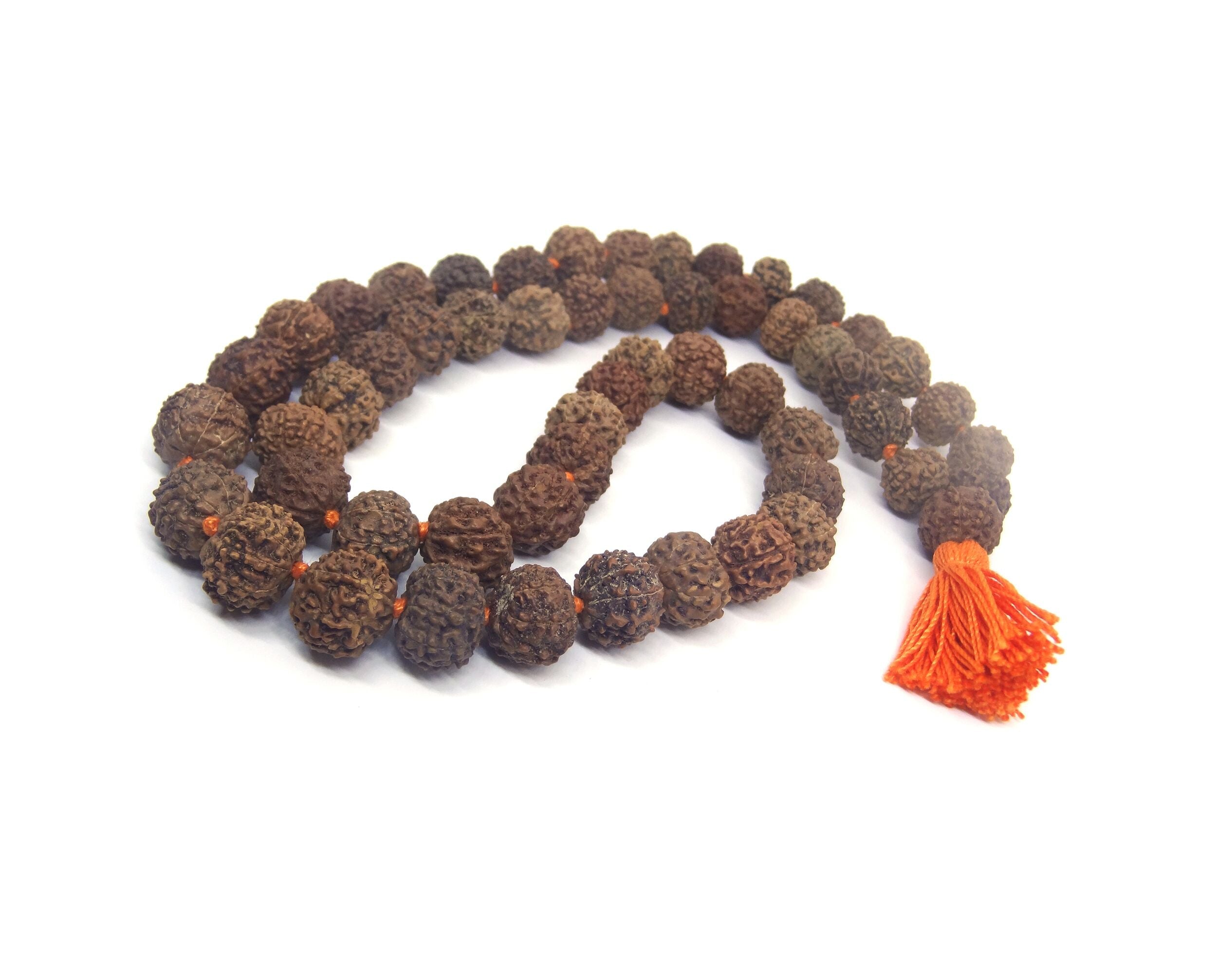 8 Mukhi Mala / Kantha Beads Nepali Lab Certified