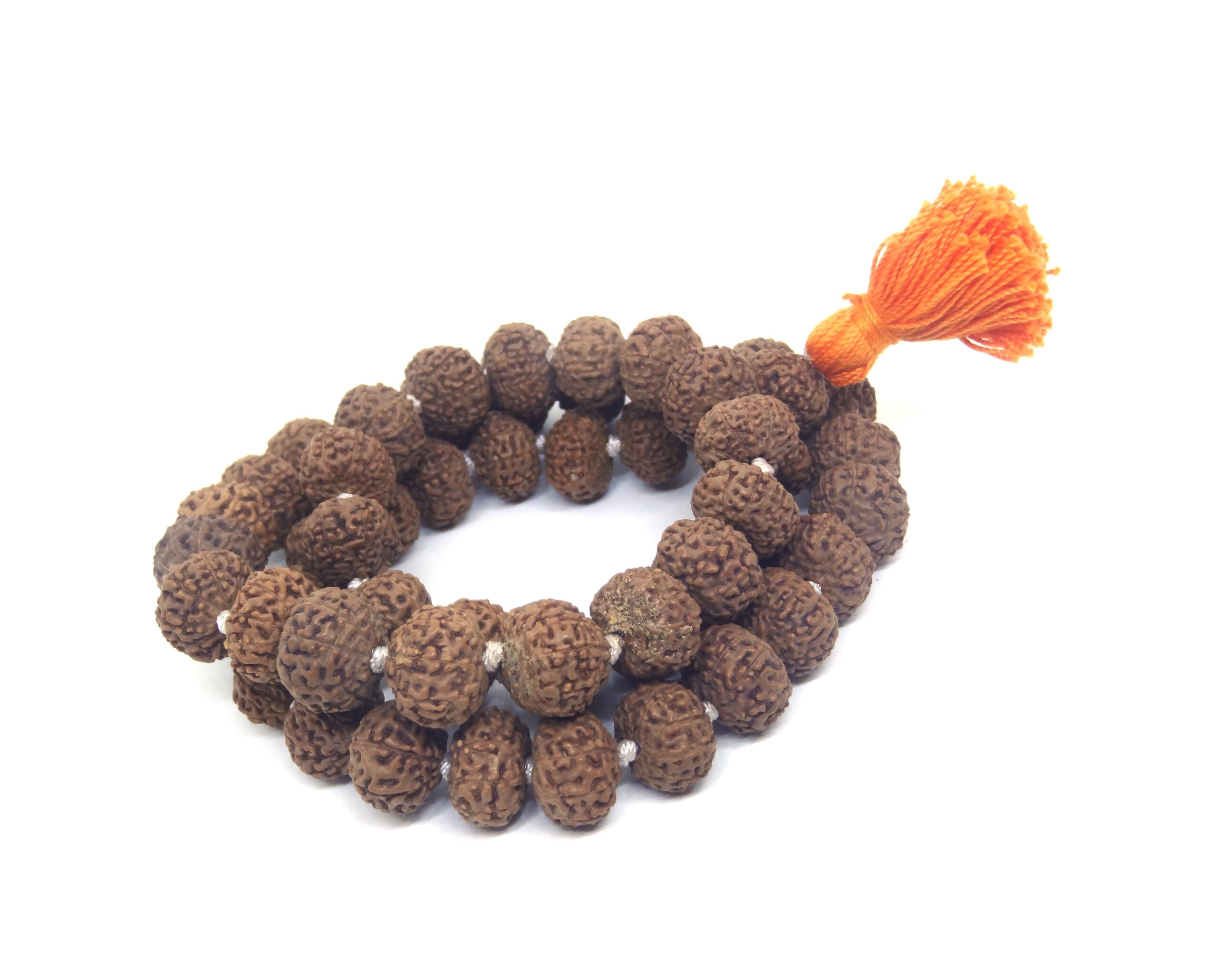 10 Mukhi Mala / Kantha 54 +1 Beads Lab Certified